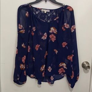 Junior long sleeve blouse